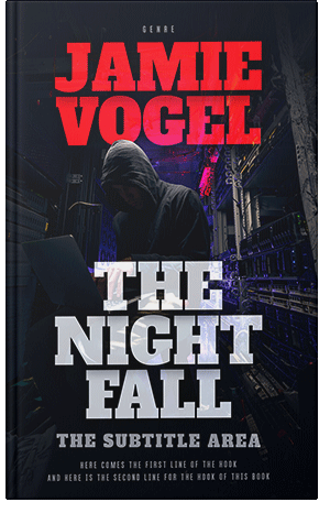 Pre Made Book Cover Ebony