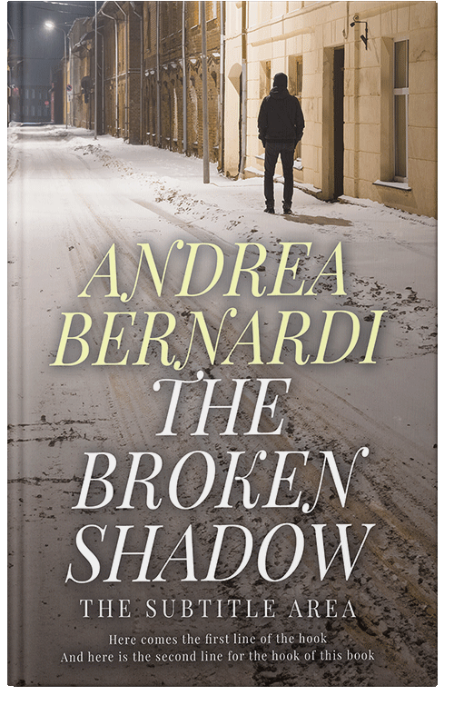 Front view of Premade Mystery & Thriller & Suspense Book Cover - Sandstone