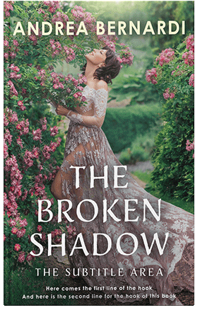 Pre Made Book Cover Gray Asparagus