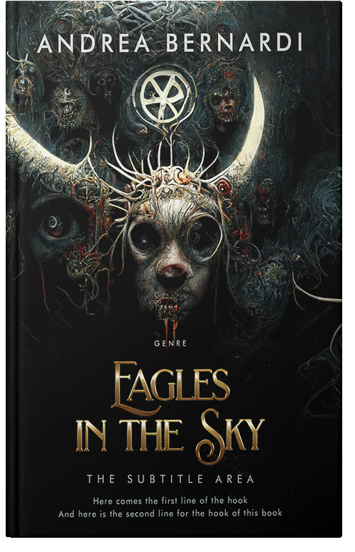 Front view of Woodsmoke #31833 - Premade Fantasy Book Cover