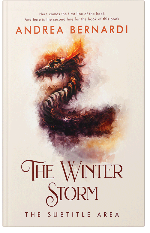 Front view of Linen #31836 - Premade Fantasy Book Cover