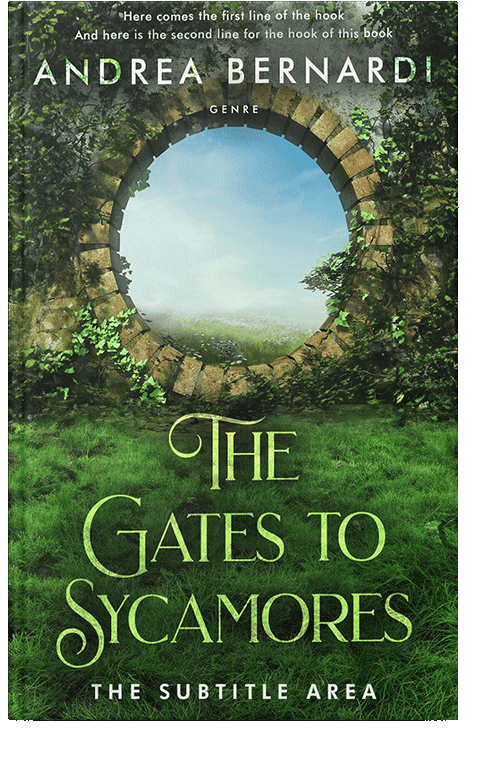 Front view of Mallard #31839 - Premade Fantasy Book Cover