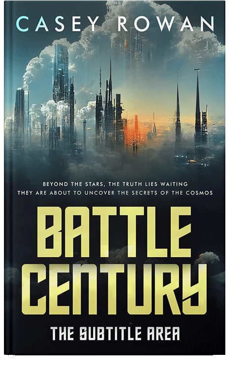 Front view of Deco #31846 - Premade Science Fiction Book Cover