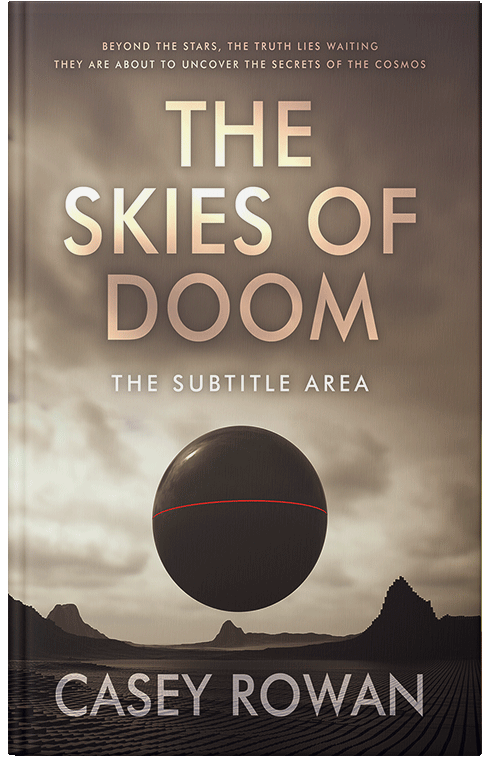 Front view of Premade Science Fiction Book Cover - Cement