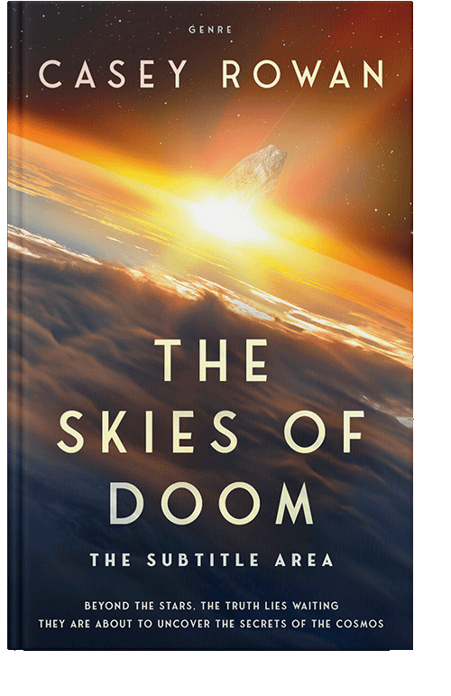 Front view of Thunder #31861 - Premade Apocalyptica Book Cover | BookCoverZone