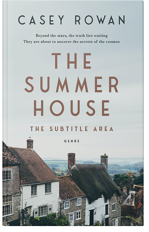 Front view of Premade Literary Fiction Book Cover - Nebula