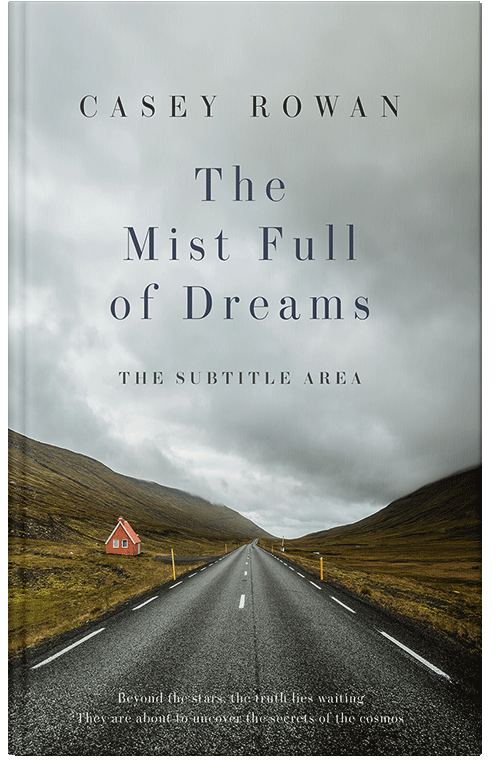 Front view of Premade Literary Fiction Book Cover - Powder Ash