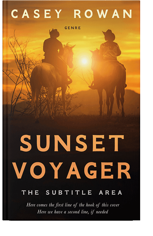 Front view of Fuel Yellow #31897 - Premade Action & Adventure Book Cover