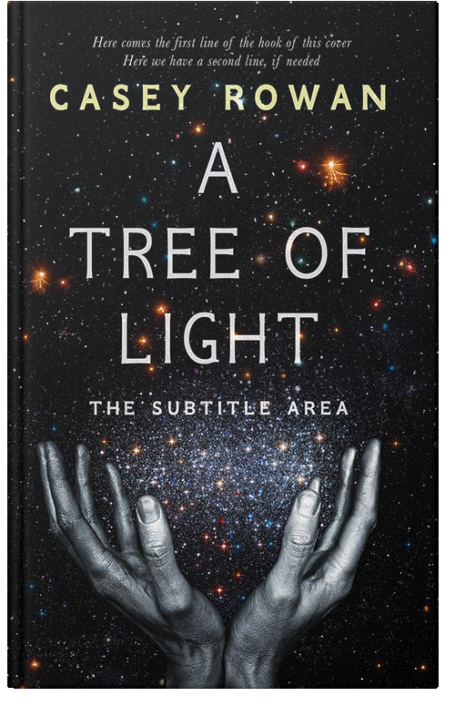 Front view of Premade Religion & Spirituality Book Cover - Woodsmoke