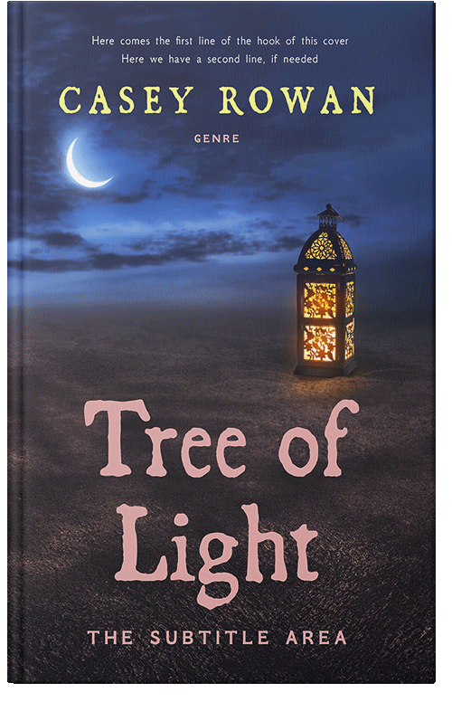 Front view of Premade Religion & Spirituality Book Cover - Charade