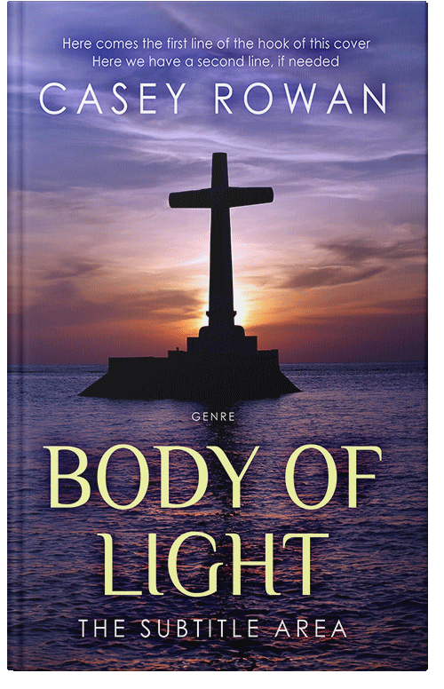 Front view of Premade Religion & Spirituality Book Cover - Martinique