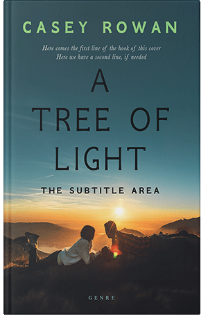 Pre Made Book Cover Pickled Bluewood