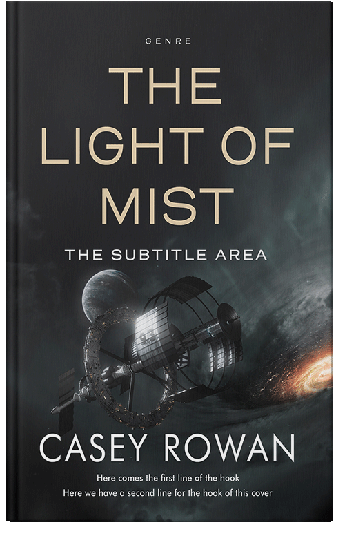 Front view of Shark #31929 - Premade Science Fiction Book Cover