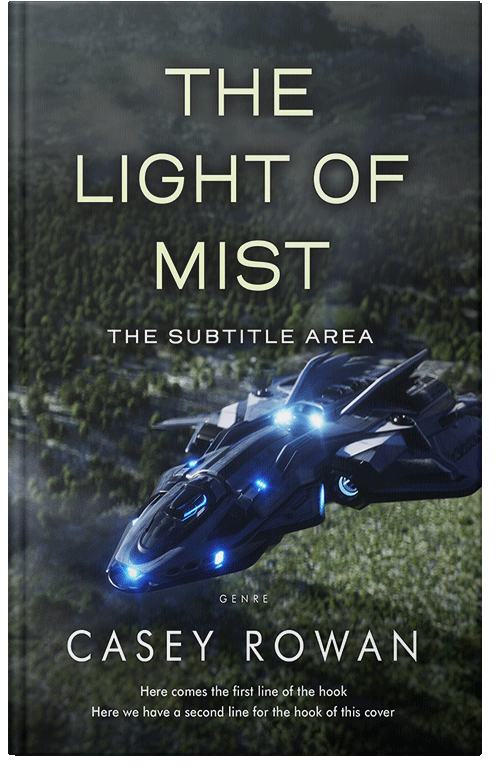 Front view of Premade Science Fiction Book Cover - Outer Space