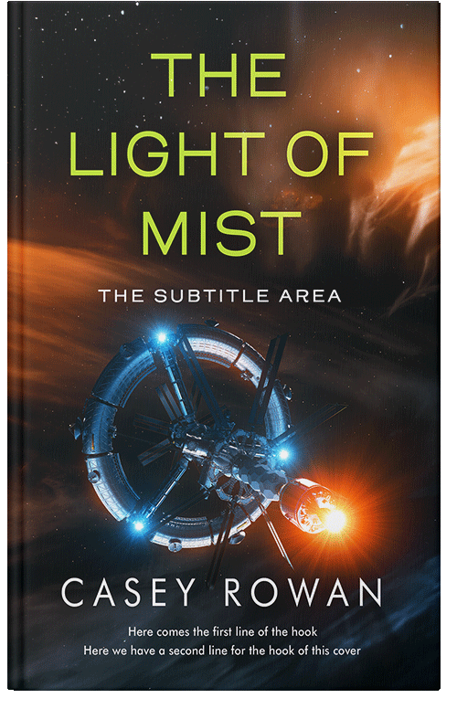 Front view of Premade Science Fiction Book Cover - Cod Gray