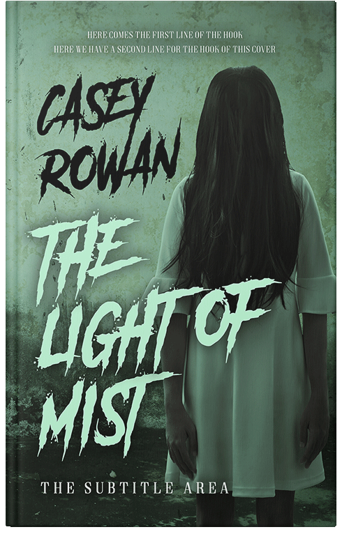 Front view of Premade Horror Book Cover - Heavy Metal