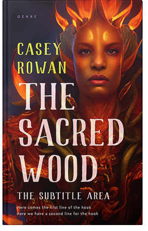 Pre Made Book Cover Apricot