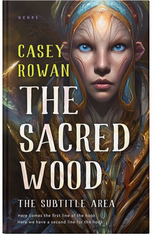 Front view of Oil #31963 - Premade Fantasy Book Cover