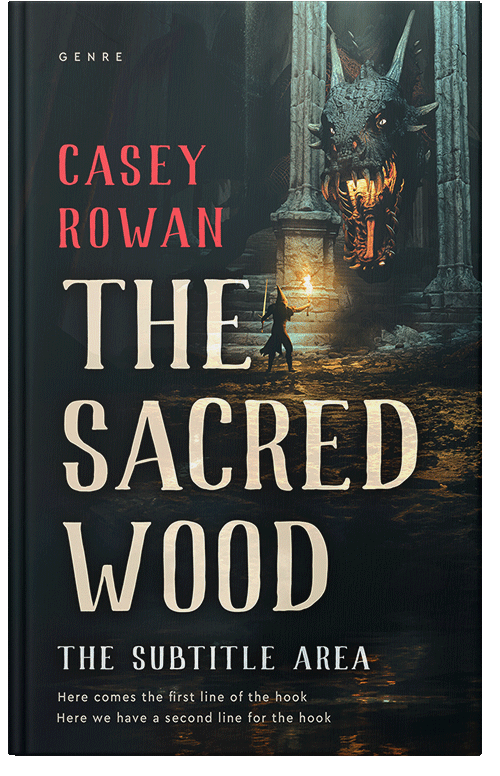 Front view of Premade Fantasy Book Cover - Cameo