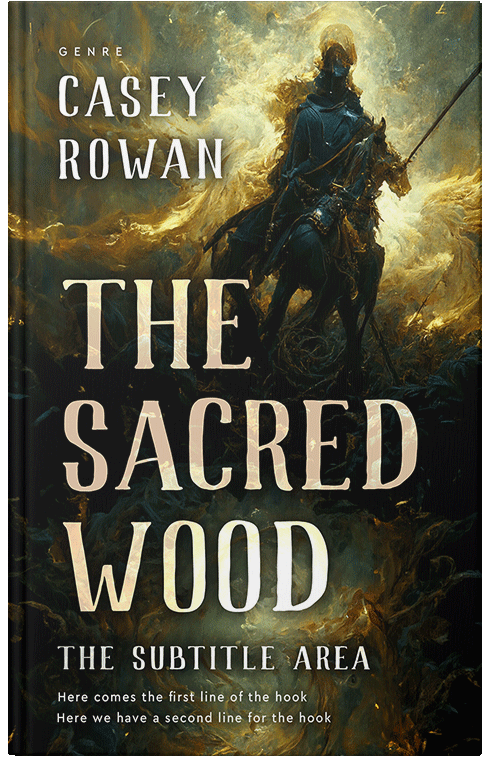 Front view of Premade Fantasy Book Cover - Pavlova