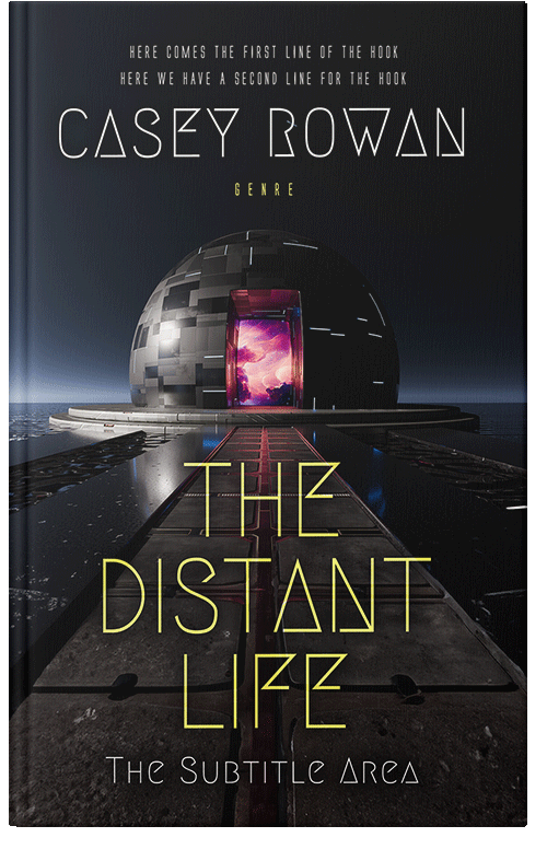 Front view of Premade Science Fiction Book Cover - Woodsmoke