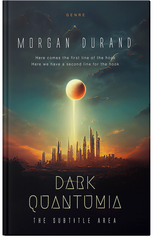 Front view of Premade Apocalyptica Book Cover - Bunker