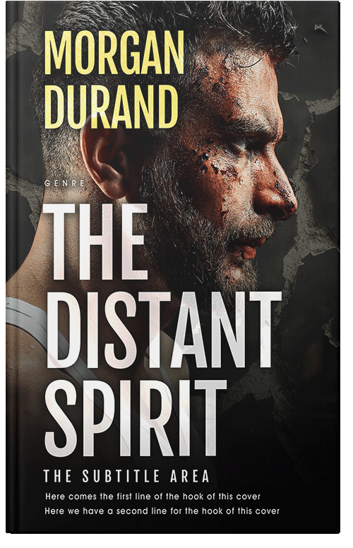 Front view of Premade Action & Adventure Book Cover - Bone