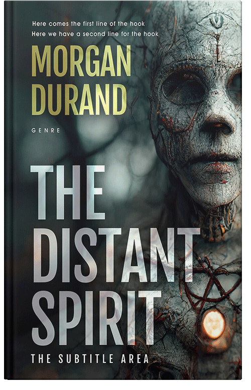 Front view of Premade Horror Book Cover - Green Spring