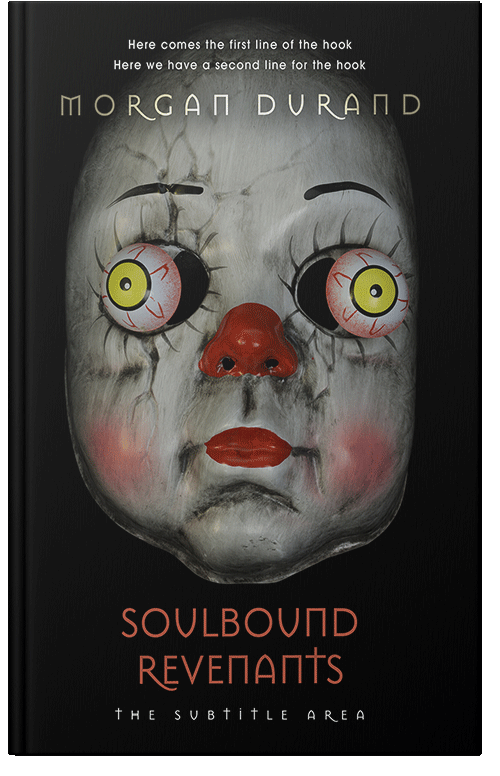 Front view of Premade Horror Book Cover - Zorba