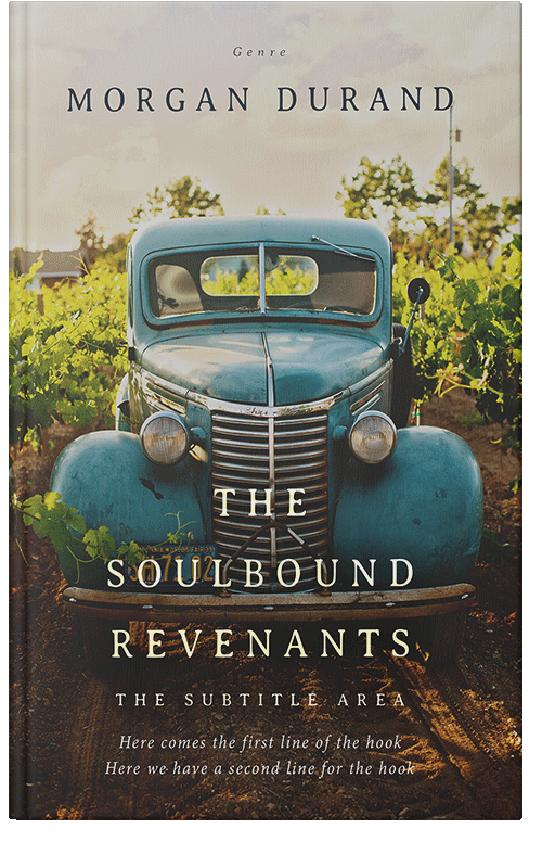 Front view of Premade Historical Book Cover - Chino