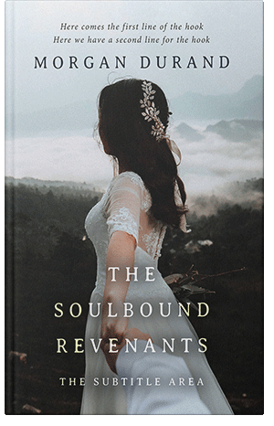 Pre Made Book Cover Silver Sand