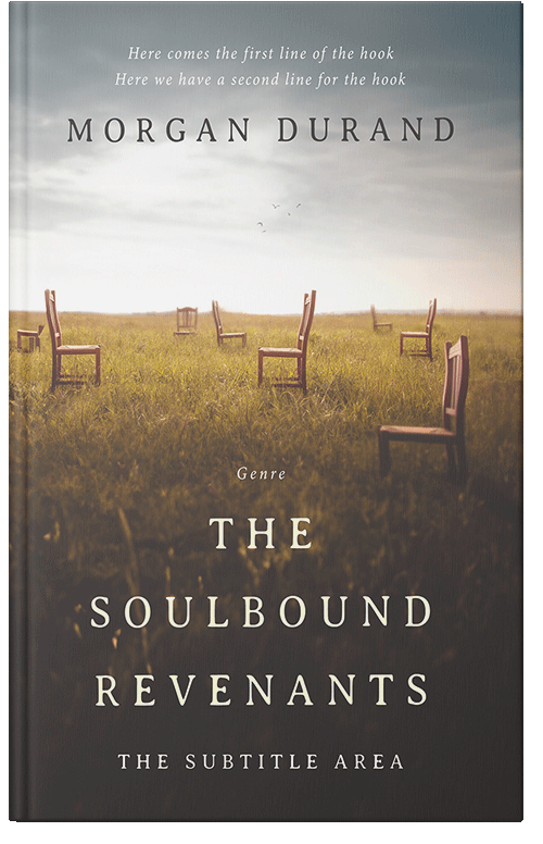 Front view of Quill Gray #32032 - Premade Surreal Book Cover