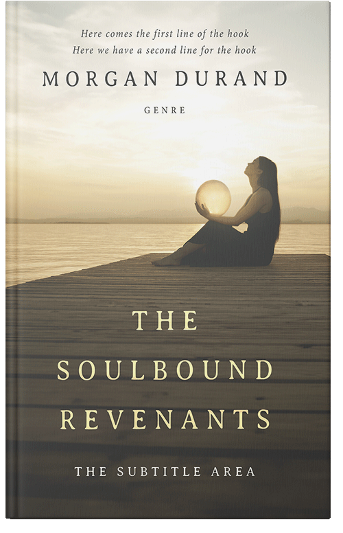 Front view of Premade Health & Mind & Body Book Cover - Fuscous Gray