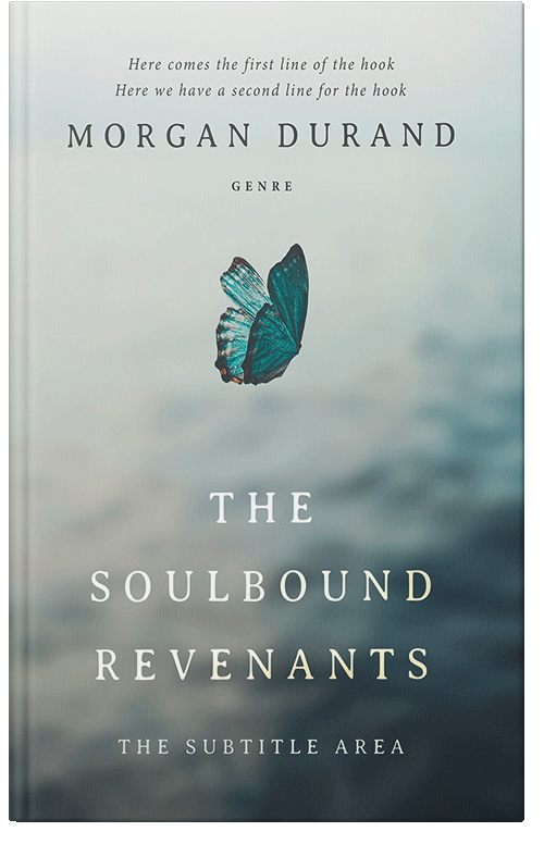 Front view of Premade Poetry Book Cover - Pumice