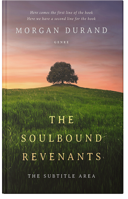 Front view of Premade Nature Book Cover - Lisbon Brown