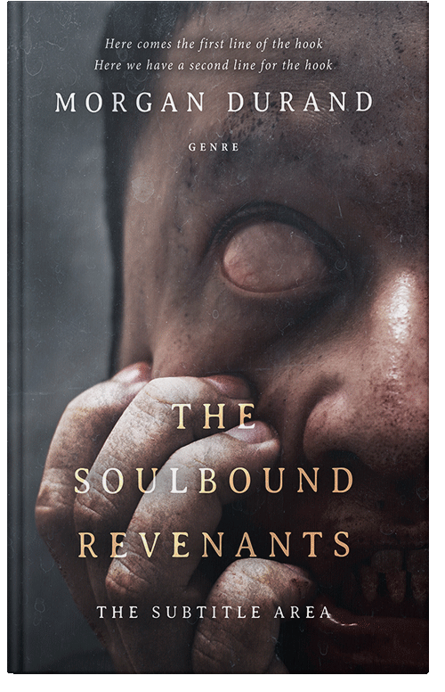 Front view of Premade Horror Book Cover - Thunder