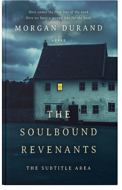 Front view of Premade Mystery & Thriller & Suspense Book Cover - Black