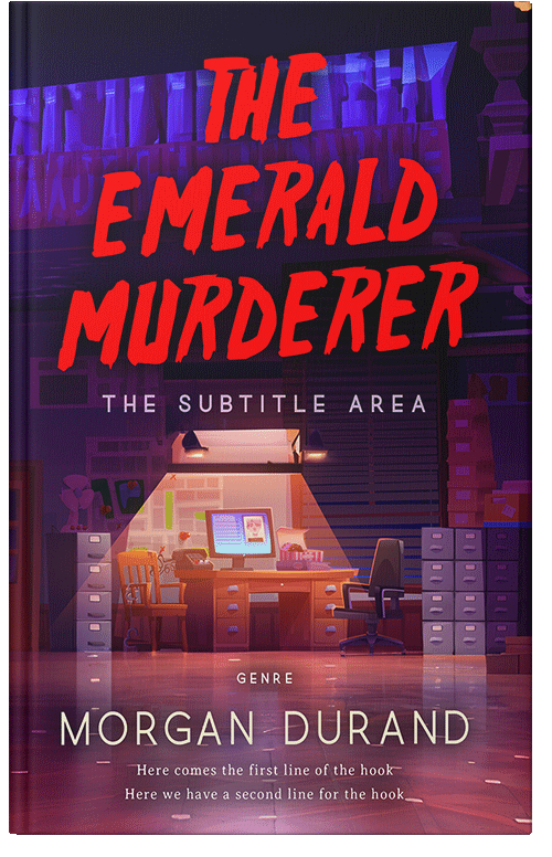 Front view of Premade Mystery & Thriller & Suspense Book Cover - Mandy