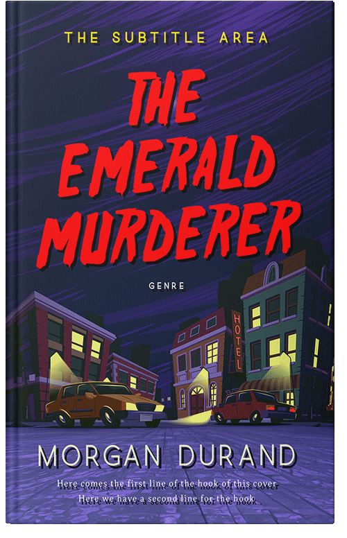 Front view of Mirage #32076 - Premade Mystery & Thriller & Suspense Book Cover