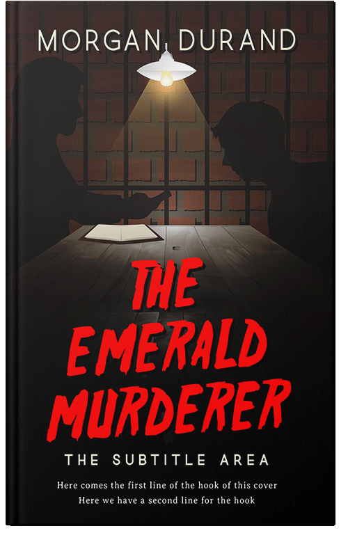 Front view of Premade Mystery & Thriller & Suspense Book Cover - Cinnabar