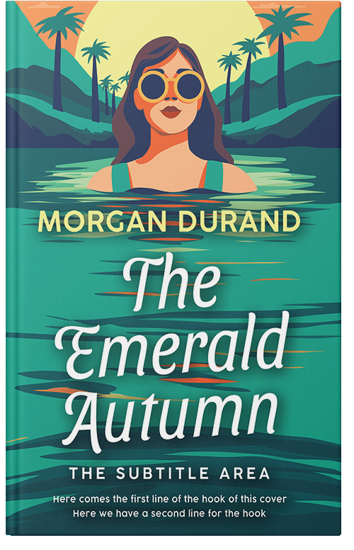 Front view of Premade Travel Book Cover - Elm