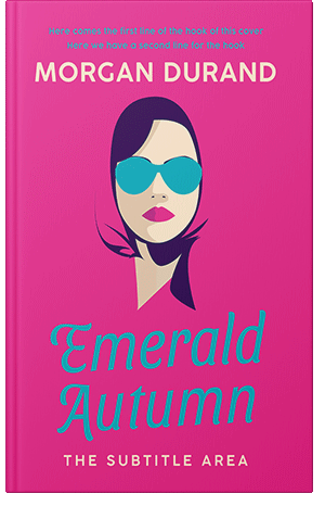 Pre Made Book Cover Cerise