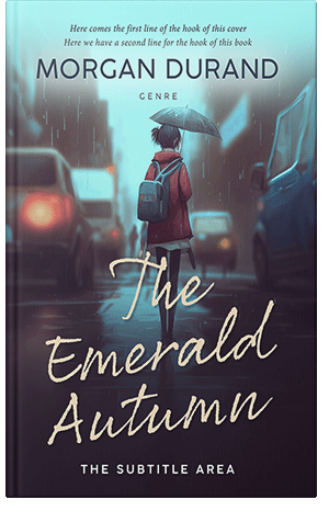 Pre Made Book Cover Blackcurrant