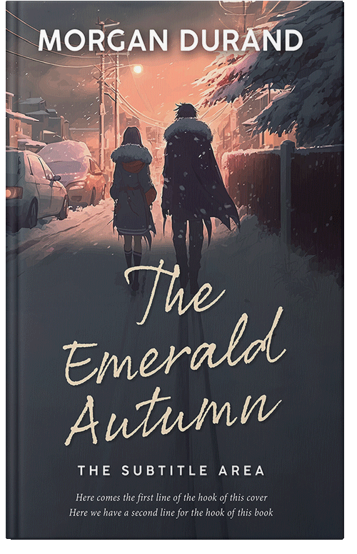 Front view of Premade Romance Book Cover - Tuna