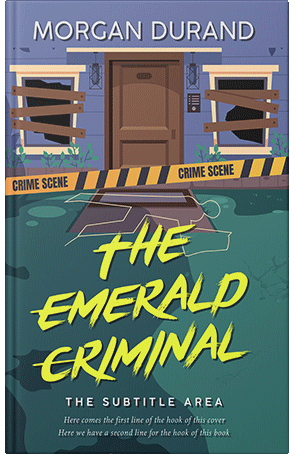 Pre Made Book Cover Blue Bayoux