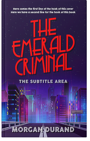 Pre Made Book Cover Amaranth