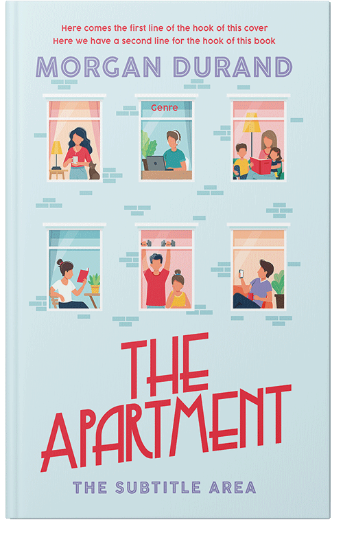 Front view of Premade Literary Fiction Book Cover - Swans Down