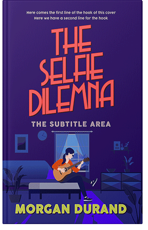 Pre Made Book Cover Violent Violet