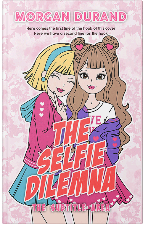 Front view of Premade Teen & Young Adult Book Cover - Pot Pourri