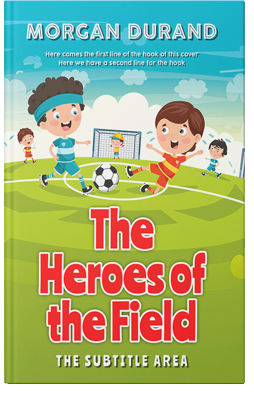 Front view of Premade Children's Book Cover - Earls Green